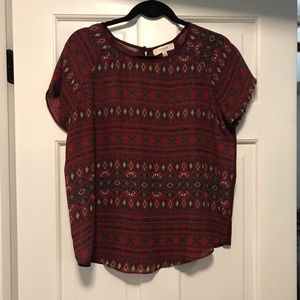 Sheer Colorful Shirt